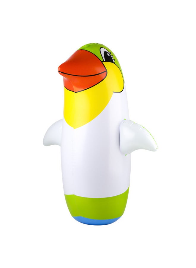 PVC Classic Cute Dolphin Penguin Inflatable Tumbler Sand 90cm Inflatable Animal Toys Deer-Color:Sea Lion