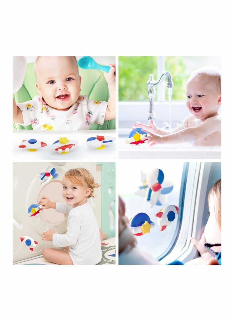 Suction Cup Spinner Toys, Spinning Fidget Baby Sensory Toys for Toddlers 1-3