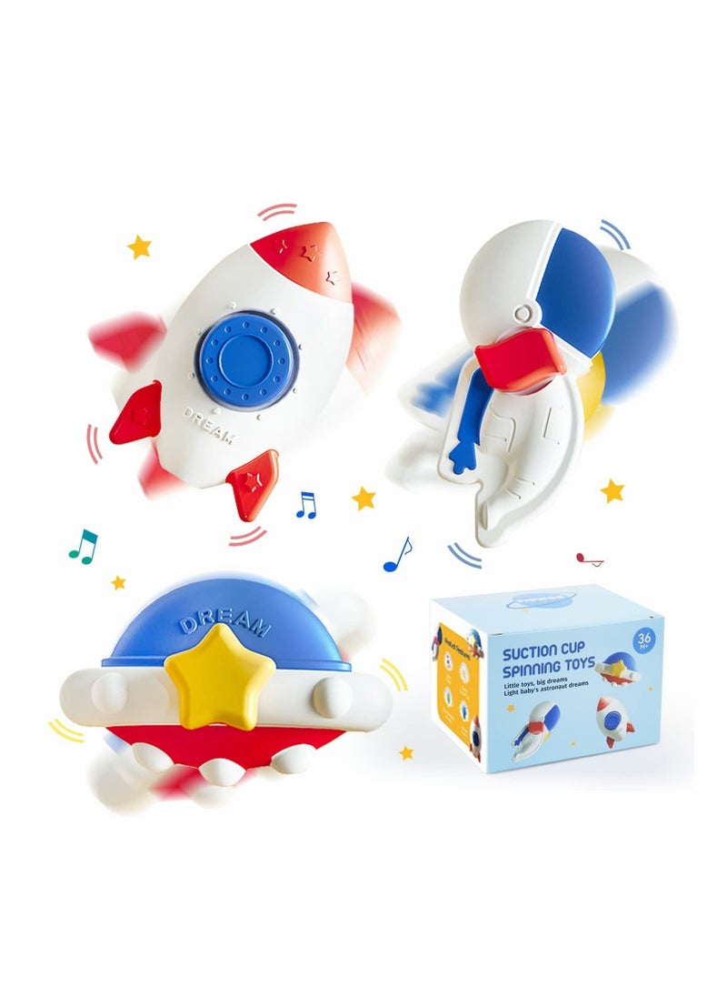 Suction Cup Spinner Toys, Spinning Fidget Baby Sensory Toys for Toddlers 1-3