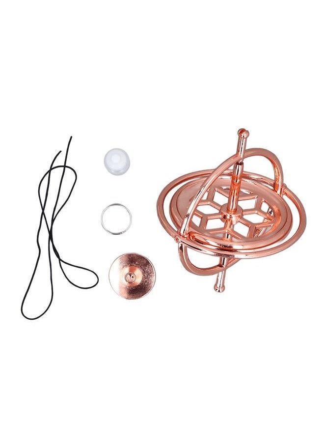 Alloy Gyroscope Toy Balance Relaxing Multi Functional Decompression Finger Rose Gold