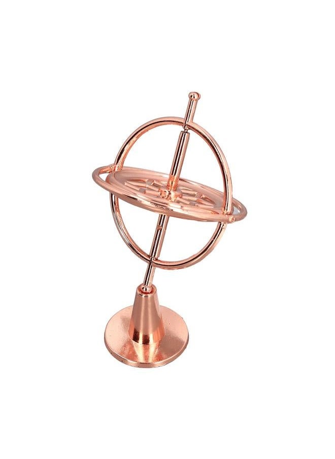 Alloy Gyroscope Toy Balance Relaxing Multi Functional Decompression Finger Rose Gold