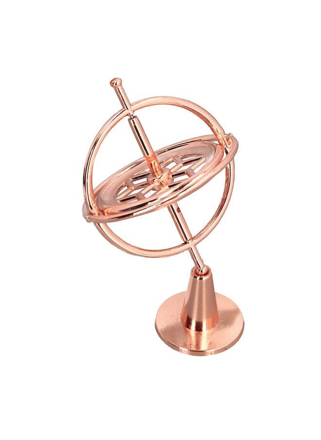 Alloy Gyroscope Toy Balance Relaxing Multi Functional Decompression Finger Rose Gold