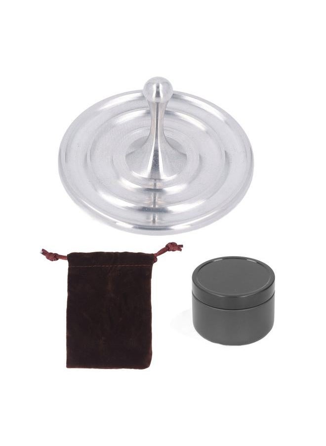 Stainless Steel Spinner Top Stress Relief Exquisite Compact Desktop Fidget Toy for Home