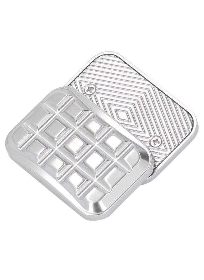 Metal Fidget Slider Magnetic Haptic Toy for Adults Stress Relief Decompression Building Blocks Silver