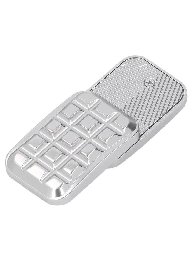 Metal Fidget Slider Magnetic Haptic Toy for Adults Stress Relief Decompression Building Blocks Silver