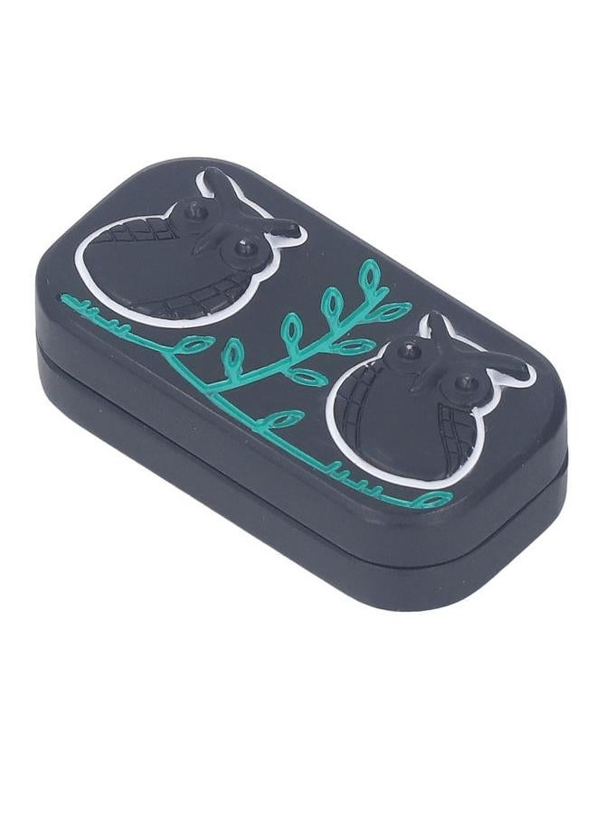 Relief Stress Slider Owl Pattern Comfortable Grip Portable Rugged Fidget for Student Office Worker Black