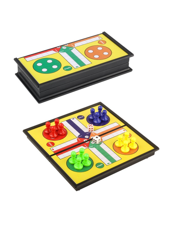 Chess Suit Foldable Chessboard Magnetic Chess Piece Student Children Training Adult Large Multiple Sizes-Color:Magnetic Dice Game Chess-Specification:Chessboard