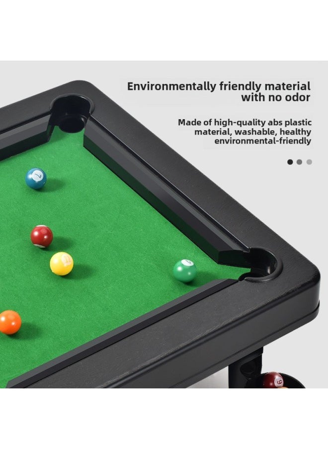Mini Billiard Table Home Large Billiard Small Children's Educational Indoor Desktop Toys Wholesale-Color:69102# Small Size Billiards Type A ]