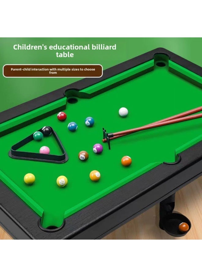 Mini Billiard Table Home Large Billiard Small Children's Educational Indoor Desktop Toys Wholesale-Color:69102# Small Size Billiards Type A ]