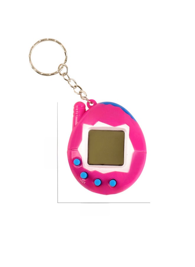 Electronic Pet Machine To Develop Pet Game Machine Strange Handheld Mini Virtual Pet Electronic Machine-Color:Transparent White (26g With Instructions)