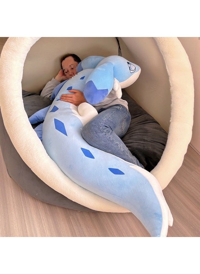 [45000 People Praise] Blue Spin Skunk Magic Beast Palu Doll Plush Toy Creative Doll Long Sleeping-Color:Whirling Phantom Beast Palu-Height:180cm
