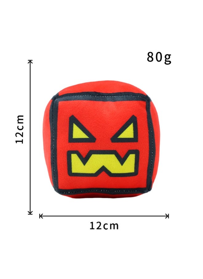 Geometry Dash Plush Toy - Geometry Dash Game Doll and Pillow