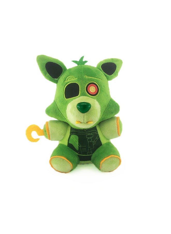 Midnight Bear Plush Toy - 18cm 1-6 Generation Little Red Fox, Brown Bear, Purple Bunny FNAF Figurine