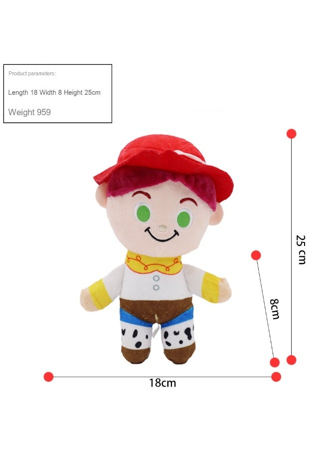 Buzz Lightyear and Woody Cowboy Plush Toy, Buzz and Jessie Stuffed Astronaut Dolls