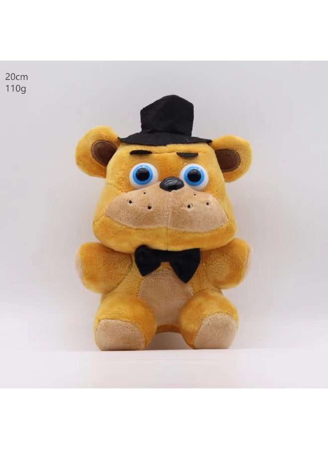 Cuddly Plush Toy Bear - Adorable Raccoon and Red Panda Stuffed Animals - Cute Golden Bear Birthday Gift