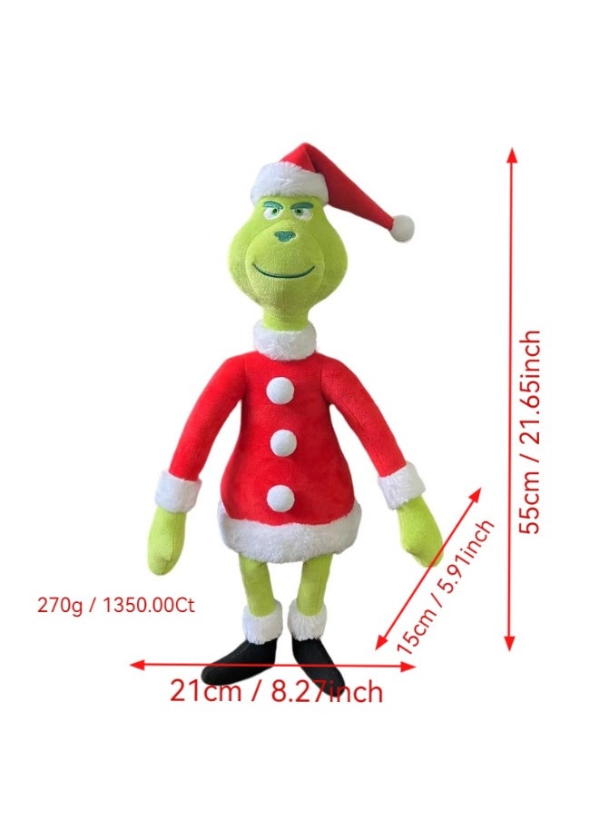 Grinch Plush Toy - Green Monster Stuffed Animal
