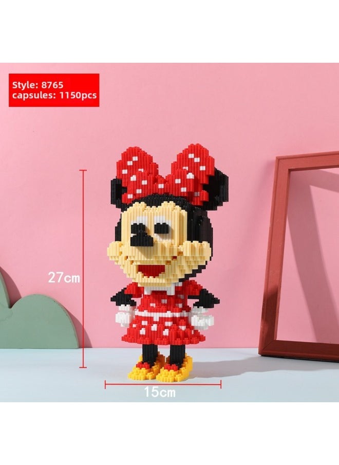 Compatible With Lego Large Blocks In Series With Tiny Particles Assembled Children's Toys Puzzle Blocks Supply-Color:8765