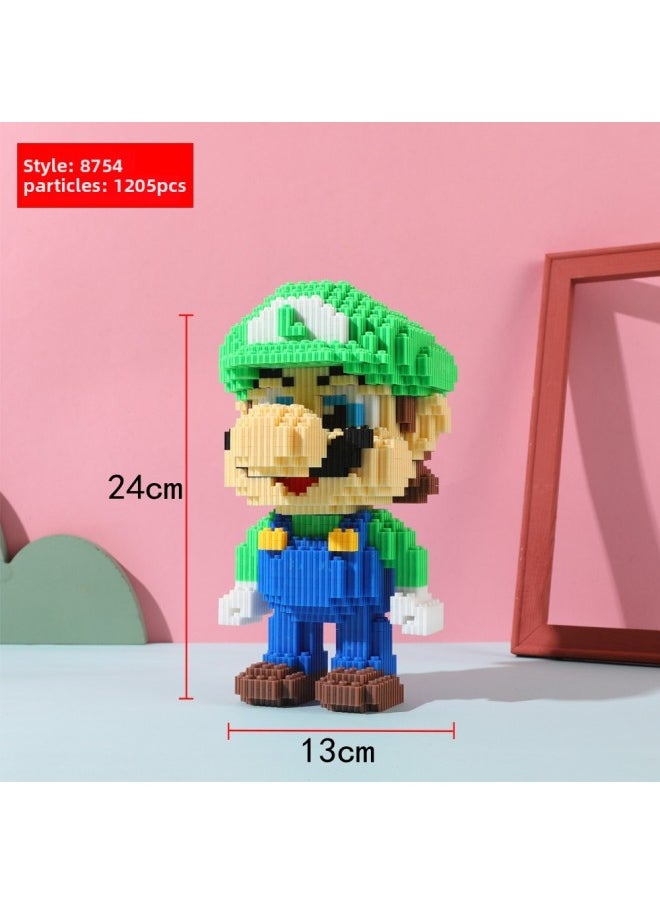 Compatible With Lego Large Blocks In Series With Tiny Particles Assembled Children's Toys Puzzle Blocks Supply-Color:8754