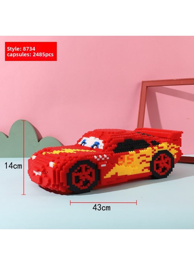 Compatible With Lego Large Blocks In Series With Tiny Particles Assembled Children's Toys Puzzle Blocks Supply-Color:8734
