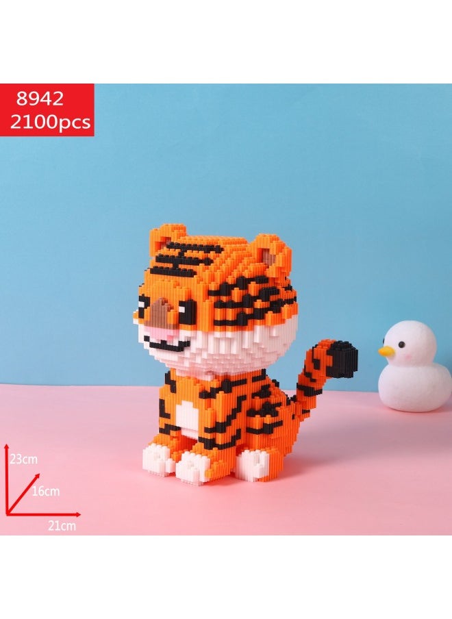 Compatible With Lego Large Blocks In Series With Tiny Particles Assembled Children's Toys Puzzle Blocks Supply-Color:8942