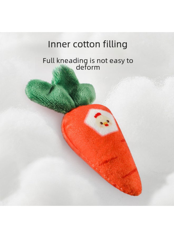 Educational Early Learning Carrot Pulling Toy For Children 0-3 Years Old Baby Biting Chewing Plush Toy Soft Comfortable-Color:【Upgraded Version】 Bear Radish Tissue-Specifications:15.5*15.5*4
