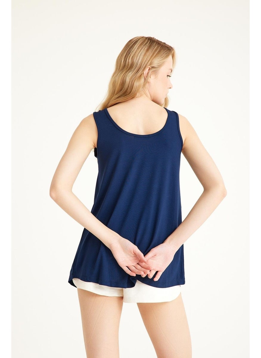 Thick Strap Basic Cotton Undershirt T-Shirt