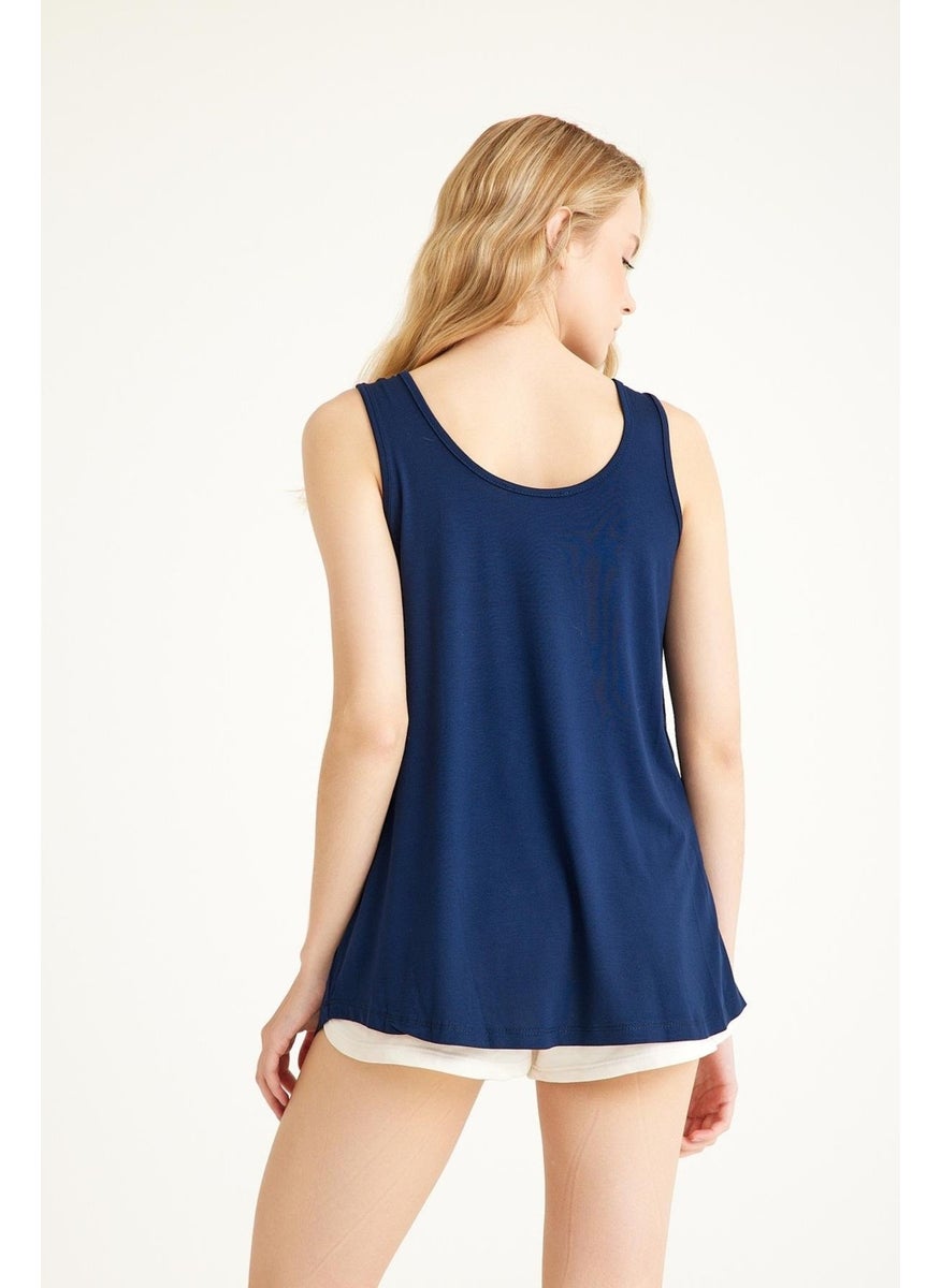 Thick Strap Basic Cotton Undershirt T-Shirt
