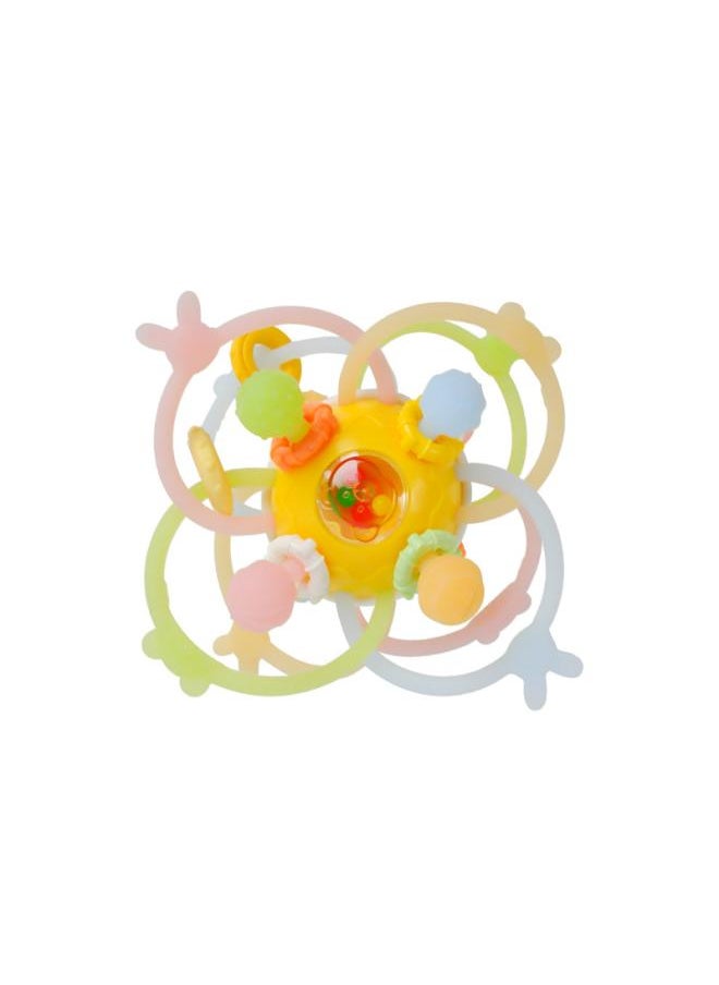 Manhattan Hand Ball Silicone Teether Rattle Soothing Baby 0- Years Old Infant Educational Toys