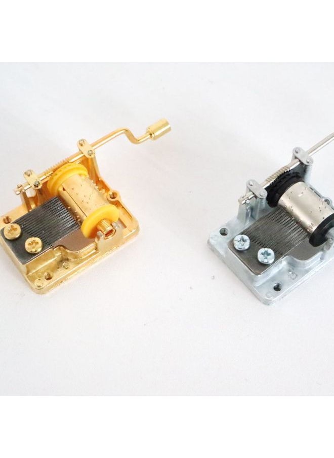 Hand-cranked Music Bell Music Box Movement Music Box Movement Wooden Music Bell All Kinds Of Famous Music Movement Wholesale-Color:Gray Silver Plated-Dimensions:Missing Through Time And Space