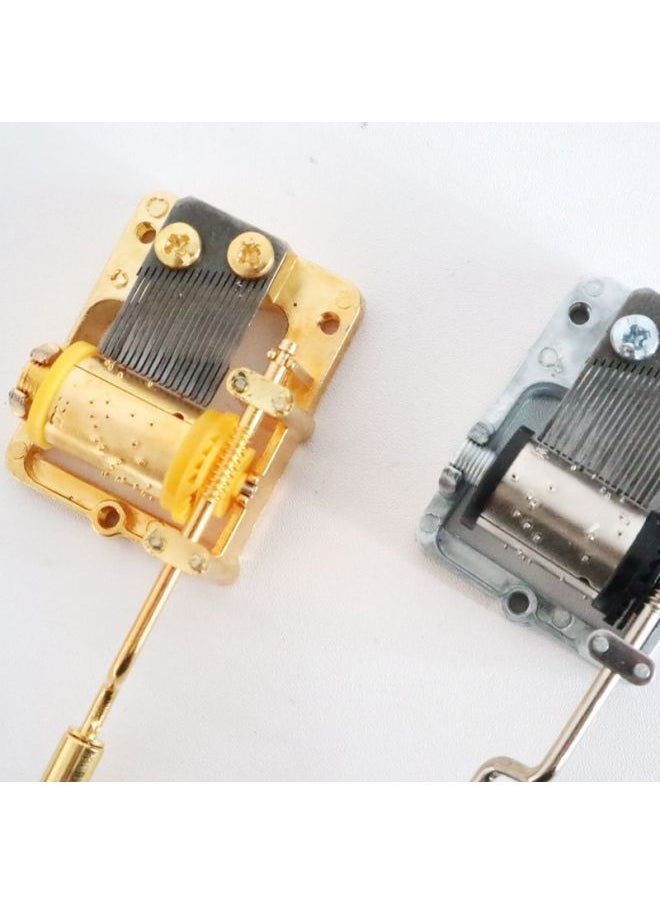 Hand-cranked Music Bell Music Box Movement Music Box Movement Wooden Music Bell All Kinds Of Famous Music Movement Wholesale-Color:Gray Silver Plated-Dimensions:Missing Through Time And Space