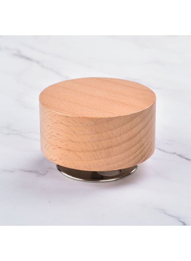 Creative Round Wooden Music Box Diy Base Furniture Ornament Starry Sky Inspired Gift For Holidays Special Occasions-Color:Baby Elephant (rotation)-Size:Track: Castle In The Sky