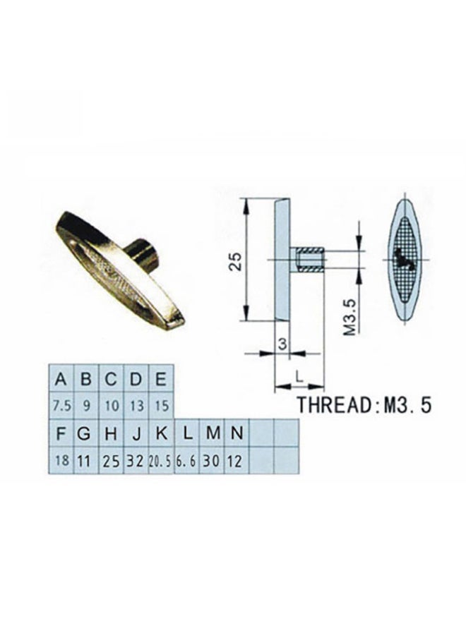 Flying Song Music Box Diy Accessories Standard Key Winding Mechanism Key Handle Knob For Music Box Eight Tone Toy-Dimensions:⑤ Golden Key  Standard