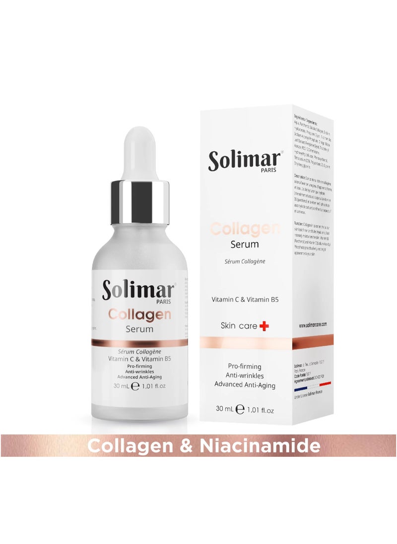 Solimar Paris Collagen Serum – Firming & Anti-Aging Facial Serum, 30ml