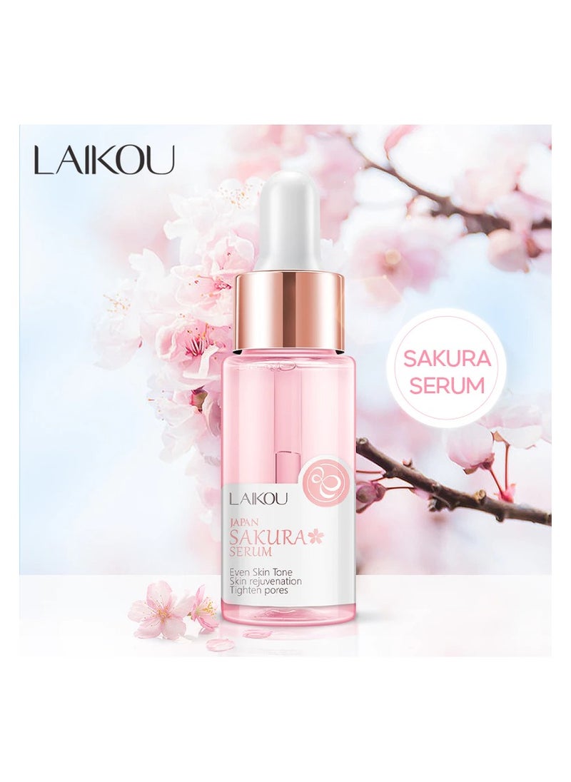 LAIKOU VC Whitening + Sakura Serum Vitamin C Essence Brightening Reduce Redness