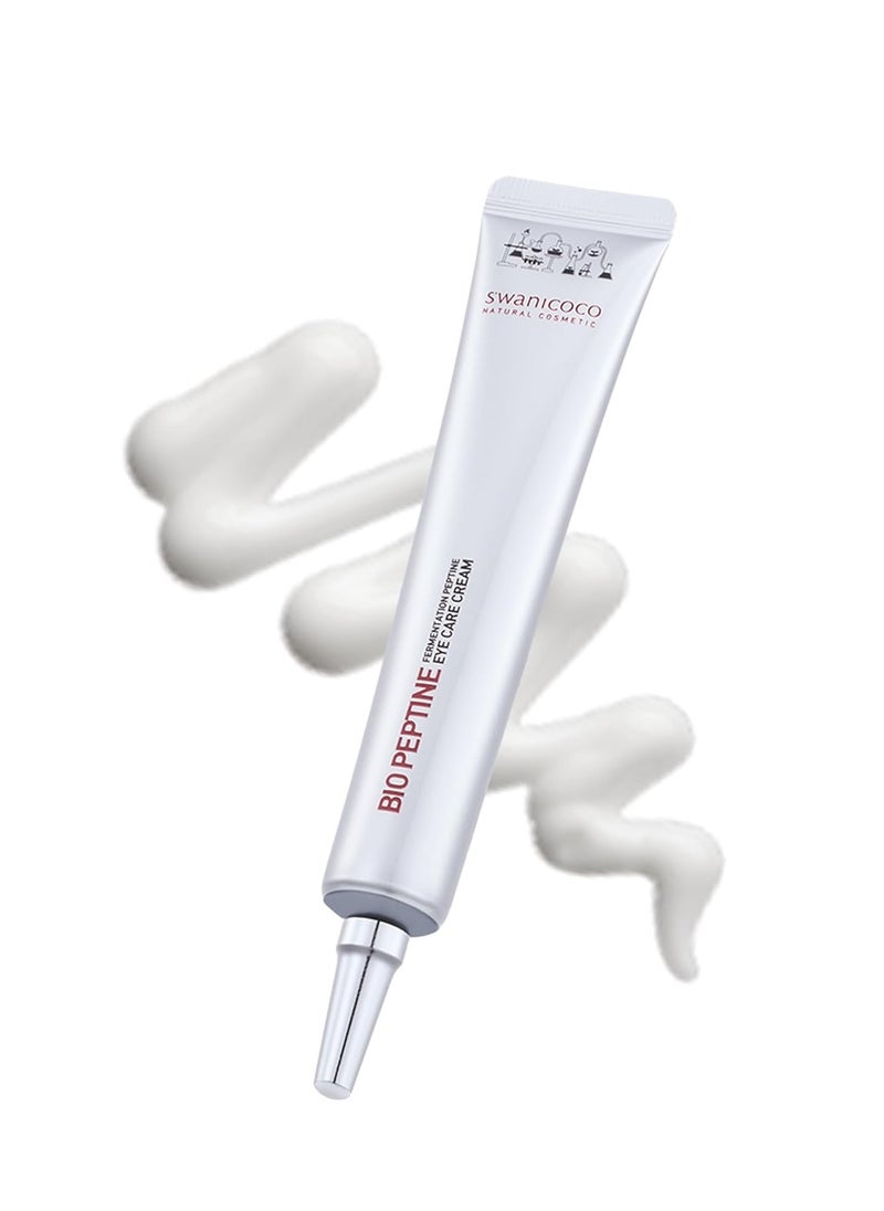 Pregnancy Safe Fermentation Peptine Eye Care Cream Under Eye Cream with 8 Peptides and Niacinamide, Anti Aging Eye Cream for Wrinkles & Crows Feet Korean Skincare 20ml 0.68 Fl Oz