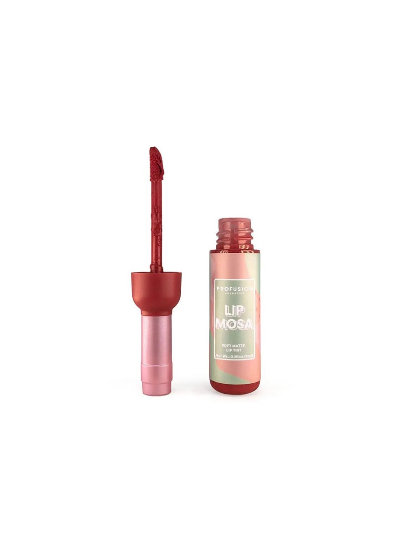 Profusion Cosmetics Lip Mosa Tinted Lip Cream, Gentle for Brunch Ready Beauty, Enjoy Long Wear Glam and Velvety Lips All Day, Achieve Adorable Pout With Flawless Flush Of Color