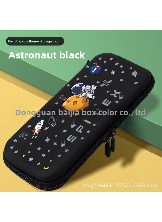Nintendo 1 Storage Bag Oled Theme Ns Handheld Accessories Protection Bag Portable Eva Hard Shell Bag Protection-Model:Black Astronaut