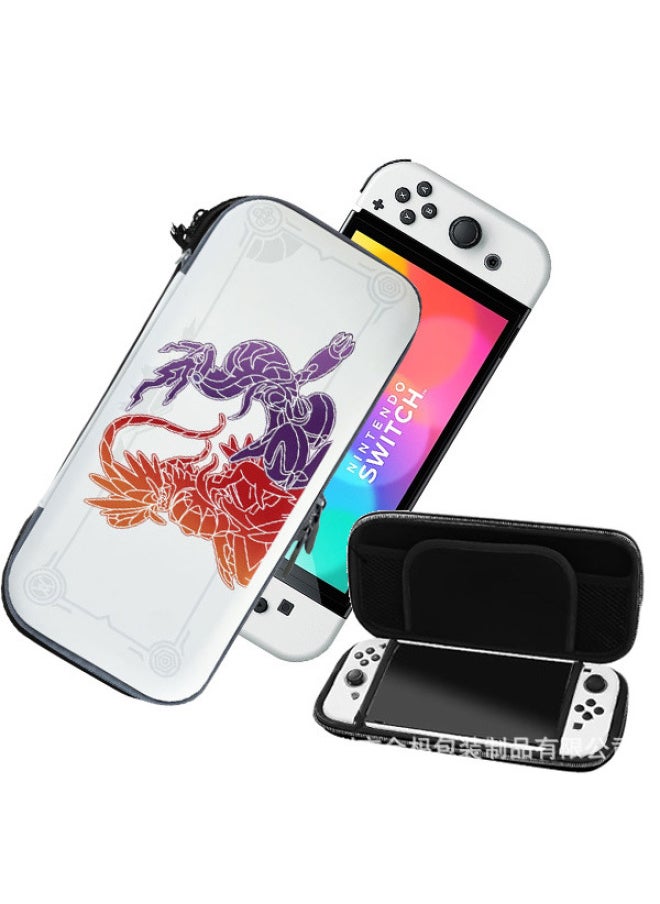 Eva Storage Bag For Switch Animal Crossing Lite Accessories Digital Computer Game Console Protective Case-Product Color:switch White Purple