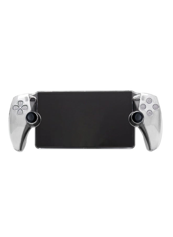 Applicable To PlayStation Portal Remote Play Crystal Shell PS5 Streaming Handheld PC Protective Shell-Product Color:Transparent Red