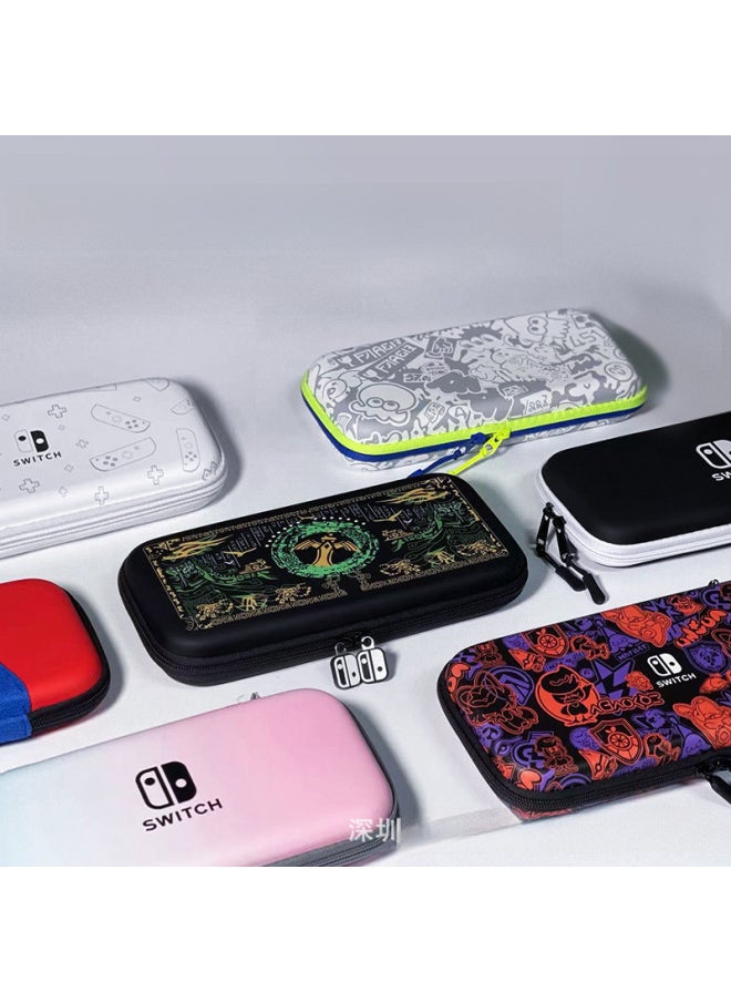 Eva Storage Bag For Switch Animal Crossing Lite Accessories Digital Computer Game Console Protective Case-Product Color:switch Concave And Convex With Label (single Note Color)