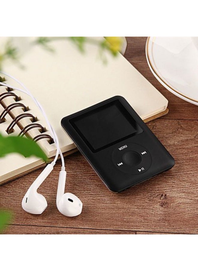 Student Version Mp3MP4 Walkman Music Player Bluetooth Mini Screen English Reading Novels High School Students P5p3-Body Color:3rd Generation Black-Memory Capacity:32g+data Cable+dual Otg+color Film