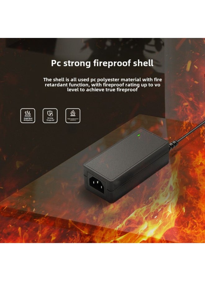 Power Adapter 18v2a For Audio 36W Power Supply Medical Certification IEC606019706 Adapter-Color:Black 18v2a Desktop Tail-Specifications:Dc Head 5.5*2.5*10mm