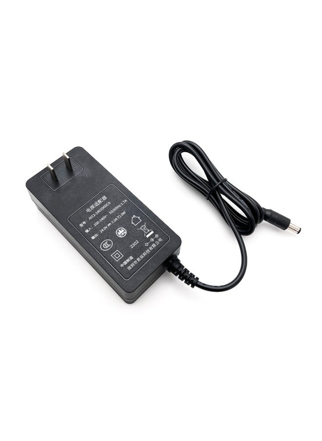 24v3a Switching Power Adapter DC Stabilized Water Purifier Printer 72W American Standard UL Certified Power Supply-Color:DC5.5 * 2.1 * 10MM Tuning Fork Straight Head-Specifications:24V3A Adapter European Standard CE Certified