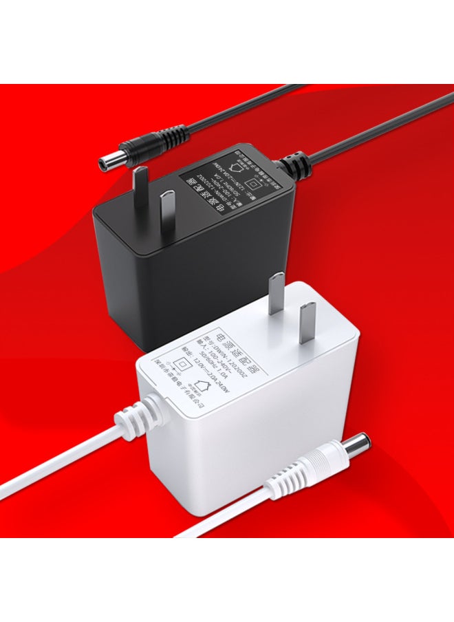 12 V2a Power Adapter Sino-US And European Regulations Certification Monitoring Display Led Light With Original Power Wholesale-Color:Black-Specifications:12v2a Australian Regulations Saa Certification