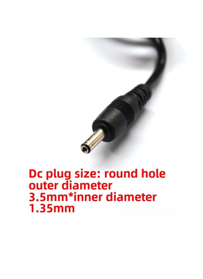 5V2500MA Power Adapter Router Set-top Box Power Cord Tablet Laptop Charger 5V2.5A-Color:Round Hole Small Head: 3.5*1.35mm