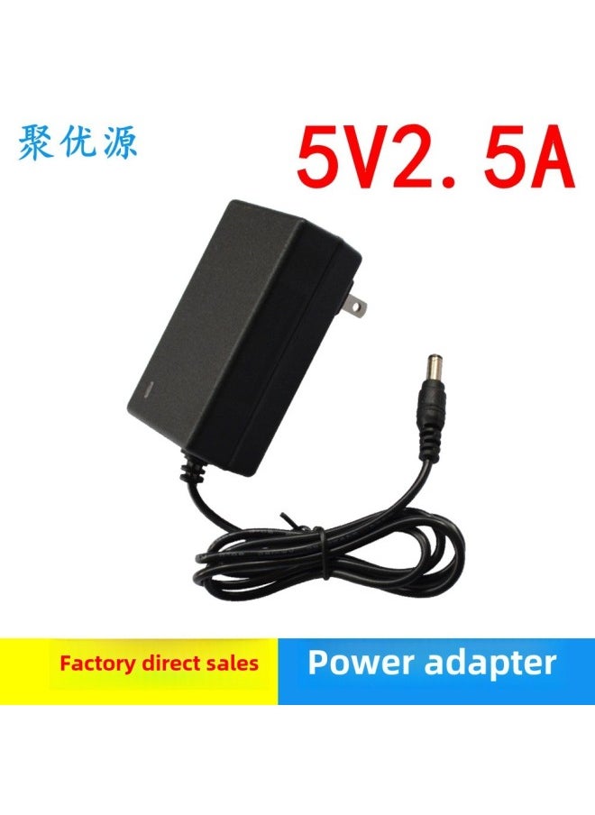 5V2500MA Power Adapter Router Set-top Box Power Cord Tablet Laptop Charger 5V2.5A-Color:Round Hole Small Head: 3.5*1.35mm