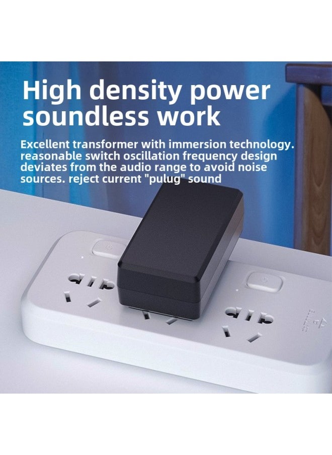 DC12v Power Supply 12v2a/3a/4a/5a/6a Power Adapter In The United States, And Britain Small Household Appliances Horizontal Plug Power Supply-Color:12v2a/24w-Specifications:British Standard Dc 5.5*2.1