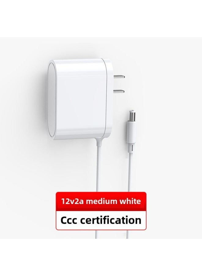 12v2a Power Adapter 3C Certified High Quality White Adapter 24W Medium CQC Certified Power Supply-Color:12V2A White 3C Certification-Specifications:Micro Android/Type-C/Elbow
