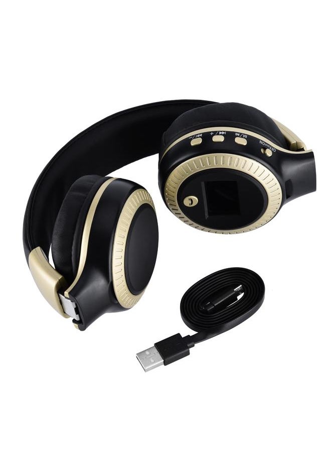 Zealot LCD Wireless Headset FM Radio Foldable TF Card Stereo Heavy Bass Bluetooth Headset