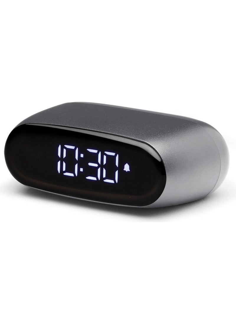 Minut Alarm Clock Metallic Gray